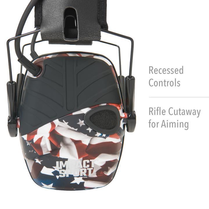 Howard Leight Impact Sport One Nation Electronic Earmuff - Image 3