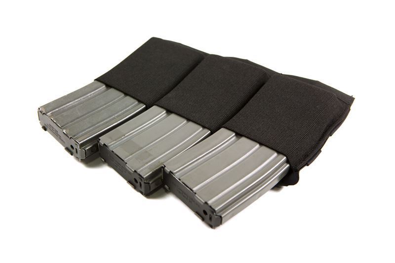 Blue Force Gear-Ten-Speed® Triple M4 Mag Pouch - Black - Image 2