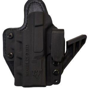 CompTac eV2 Max Hybrid Appendix IWB Holster - SW - MP Shield .380 EZ - Right Black