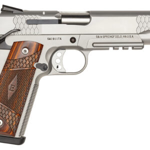 SMITH AND WESSON SW1911TA 45A 5" SS/WD NS E-SER