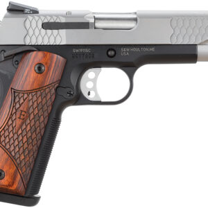 SMITH AND WESSON SW1911SC 45A 4.25" SS NS E-SER
