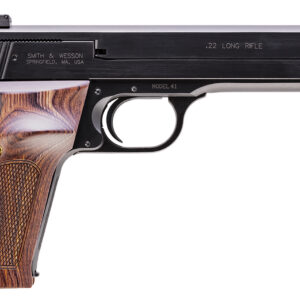 SMITH AND WESSON 41 22LR 10+1 BLUE/WOOD 5.5" AS