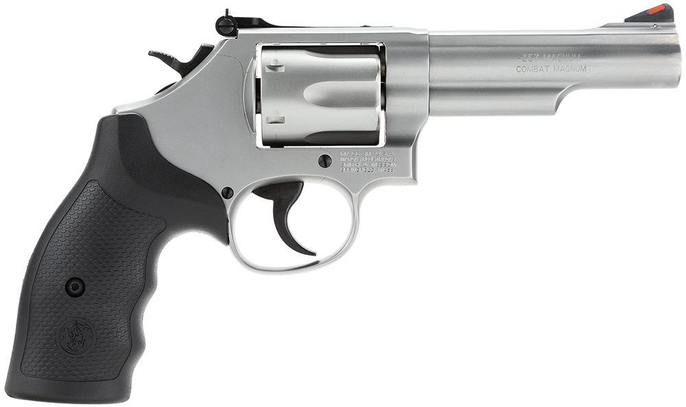 SMITH AND WESSON 66 357MAG 4.25" SS 6RD AS