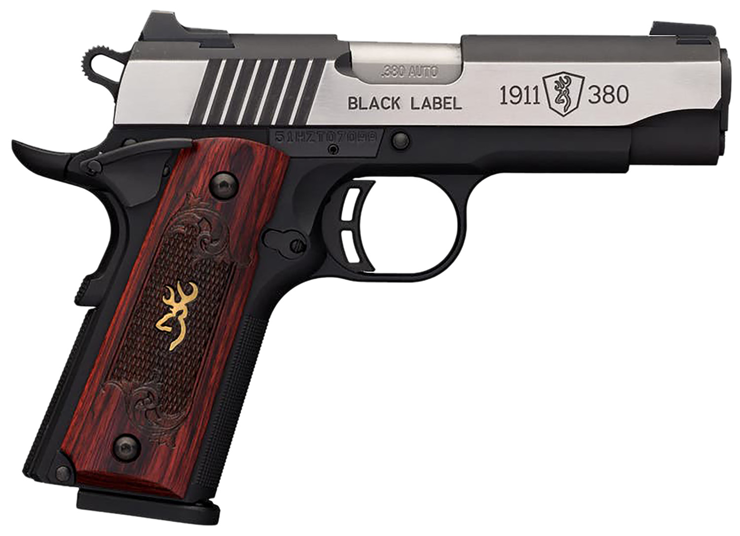 BROWNING 1911-380 MED CPT 380ACP SS 8+1