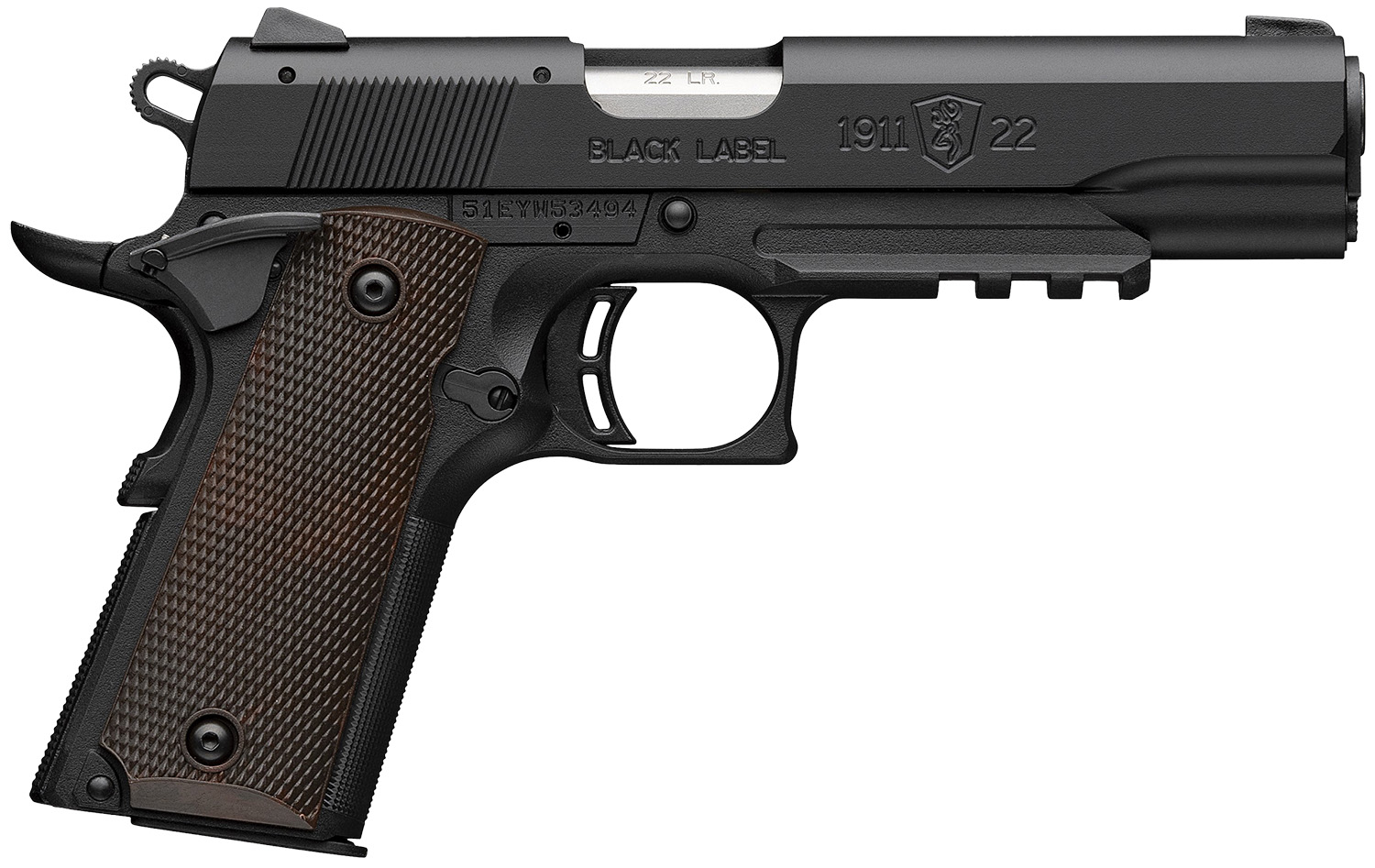 BROWNING 1911-22 BLK LBL 22LR 4.25" #