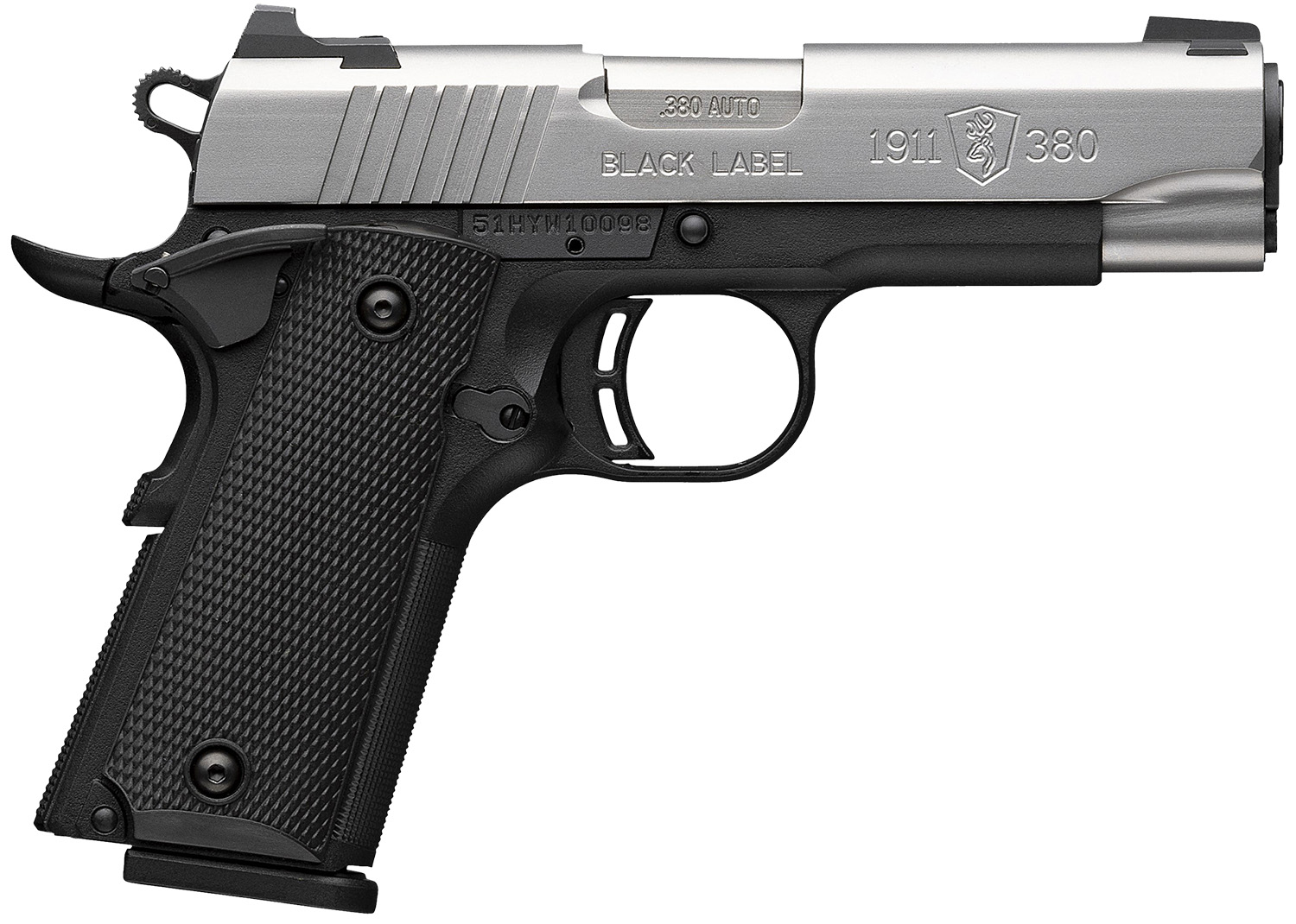 BROWNING 1911-380 380ACP SS 3.6" #