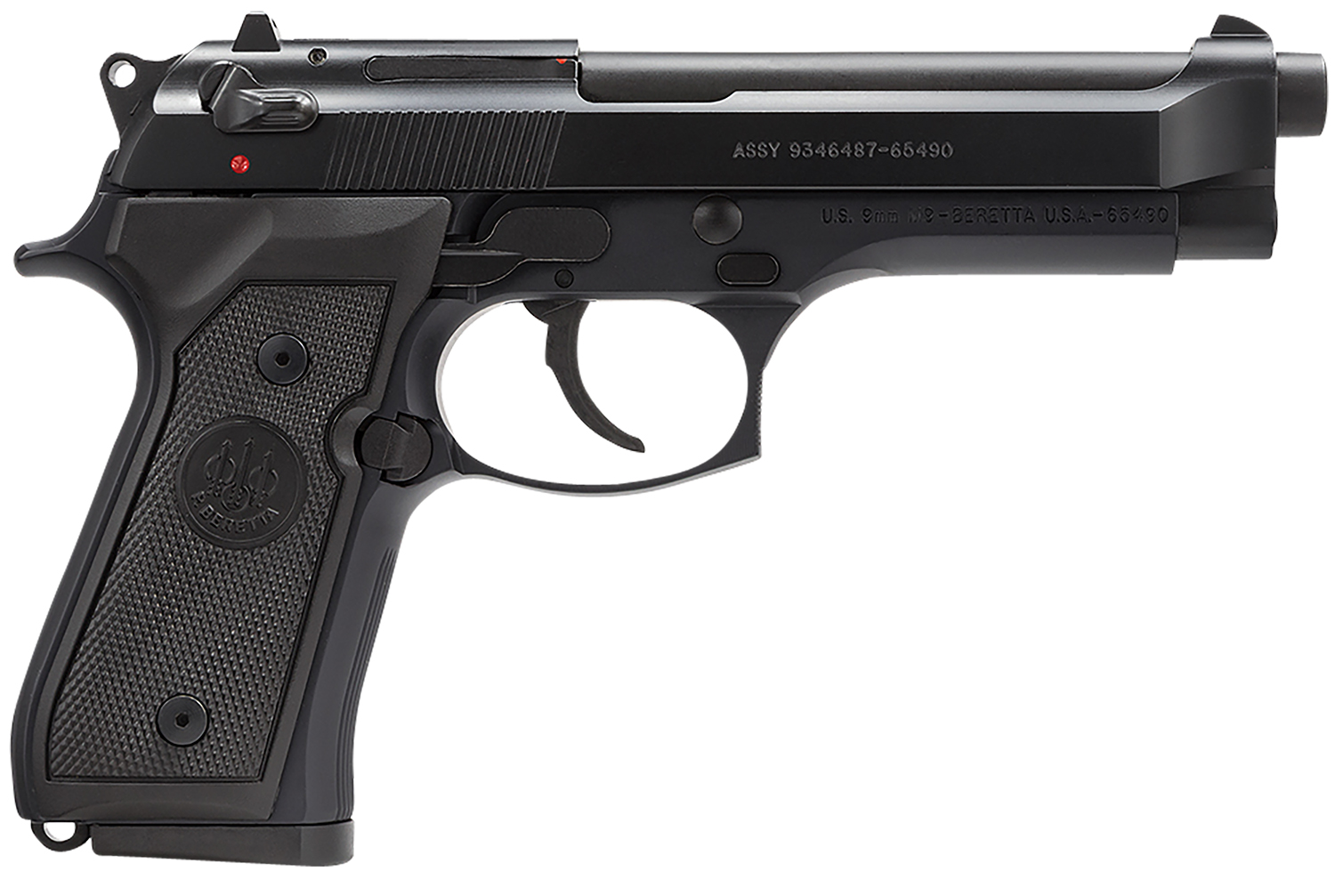 BERETTA 92 M-9 9MM BL/SY 4.9" 10+1 FS