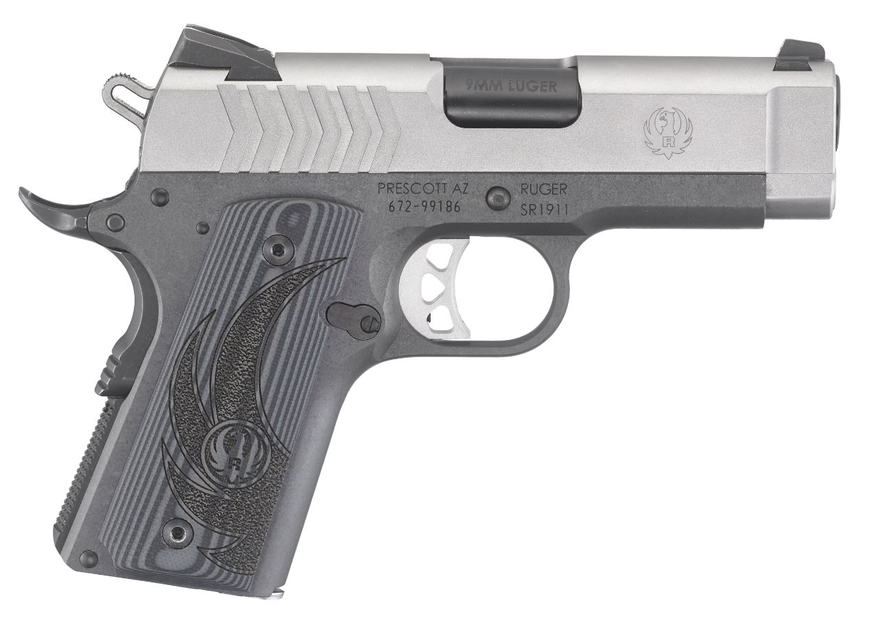 RUGER SR1911 9MM SS/ALUM 3.6" 8+1 #