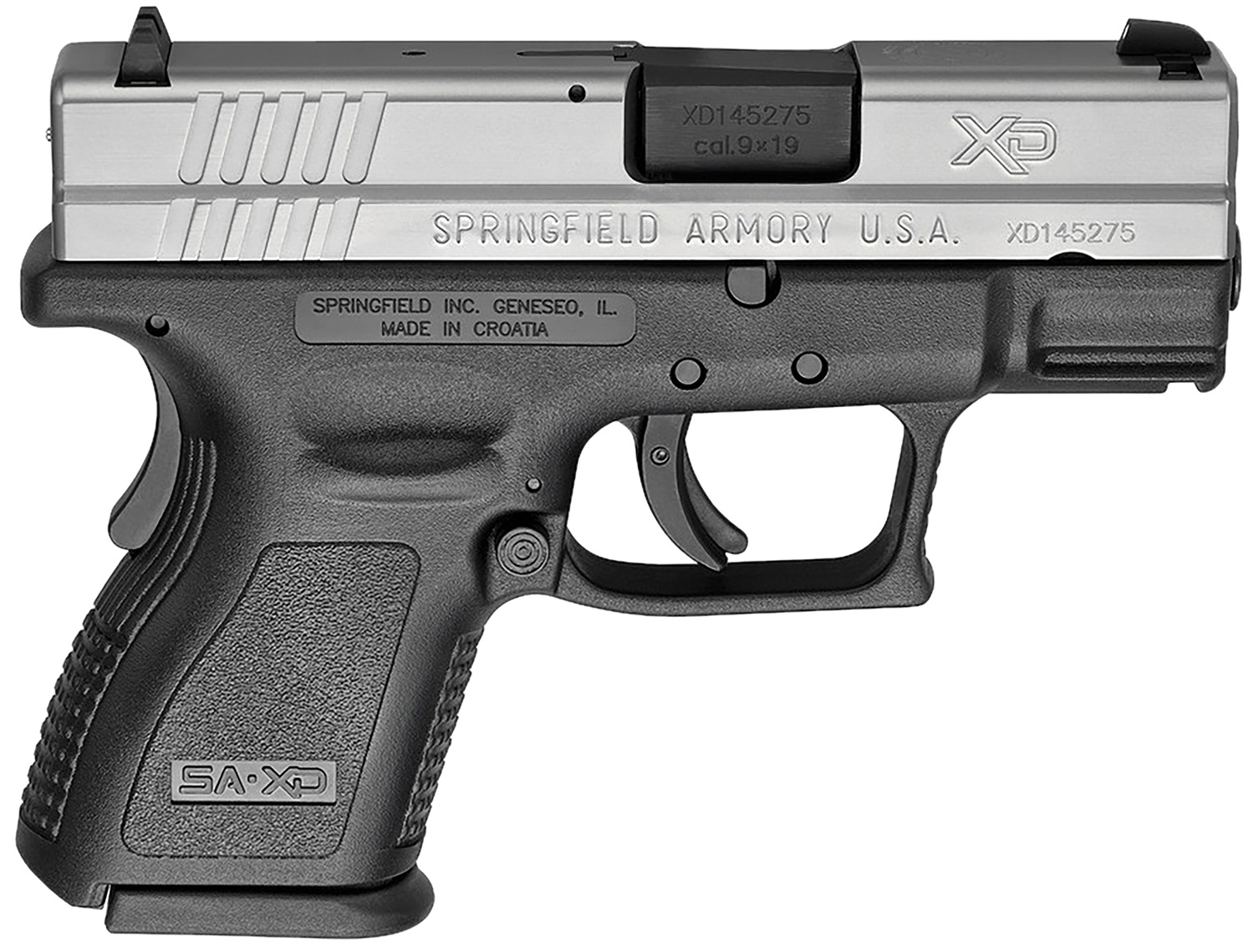 SPRINGFIELD ARMORY XD SUB-COMPACT 9MM BT 10+1