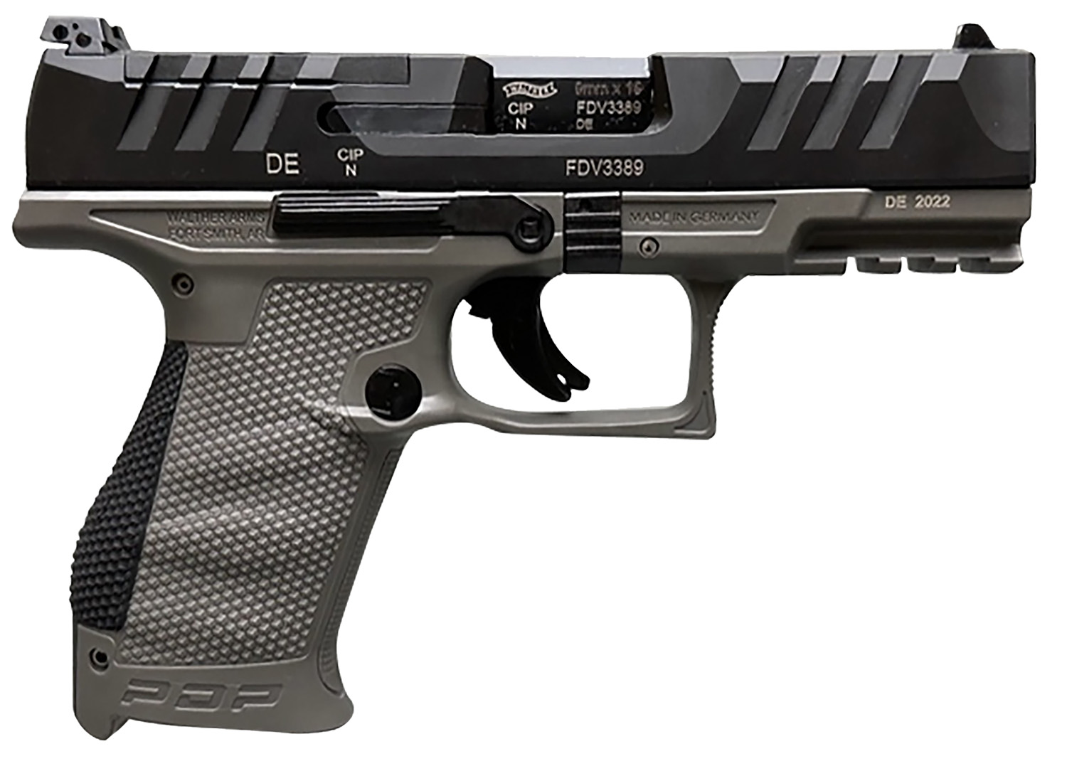 WALTHER ARMS PDP 9MM CPT 4" BLK/GRY OR 15+1