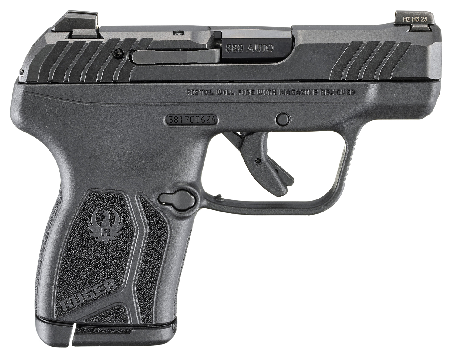 RUGER LCP MAX 380ACP BLK NIT 10+1