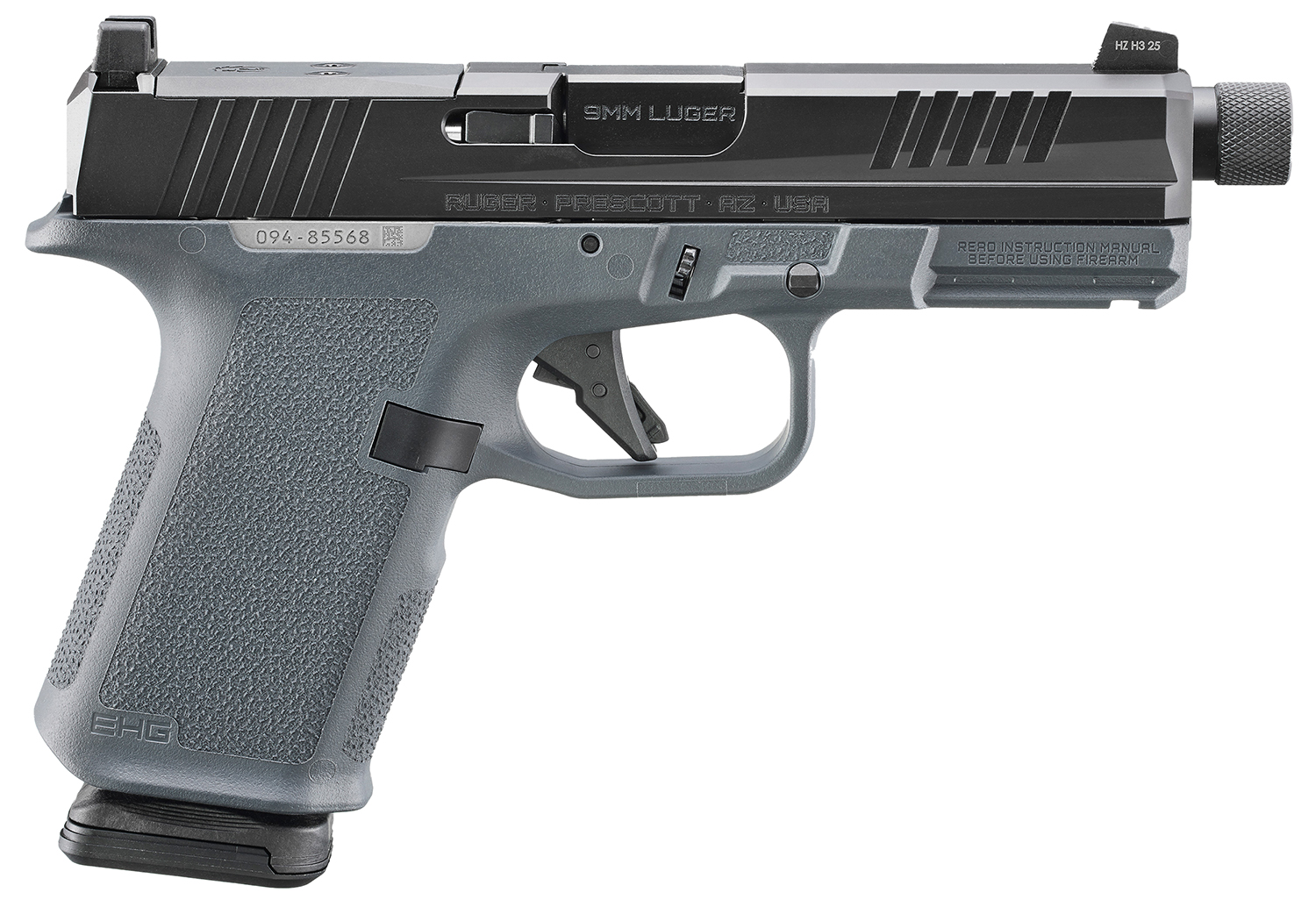 RUGER RXM 9MM BLK/GRAY 15+1 4" AS TB