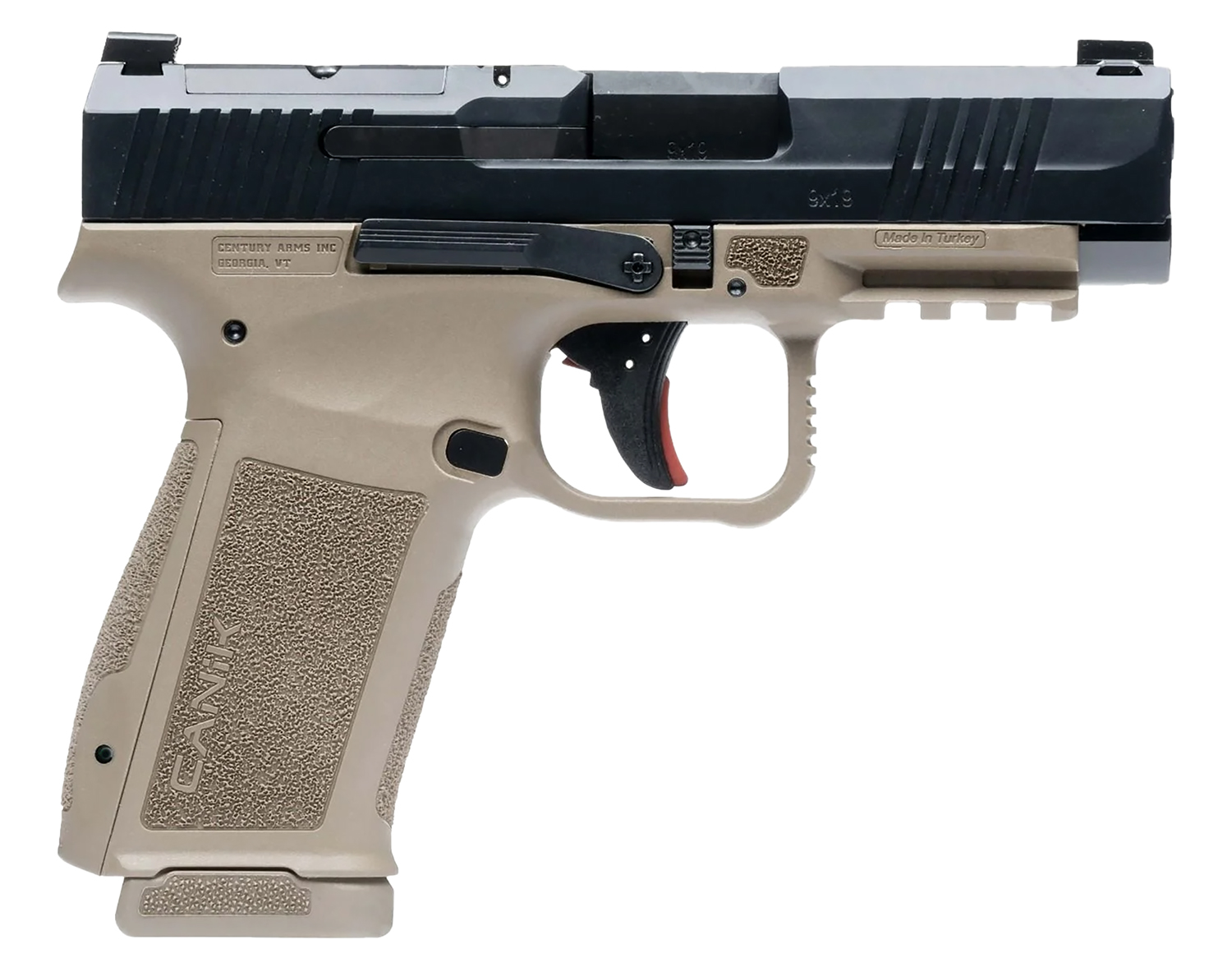 CANIK METE MC9LS 9MM BLK/FDE 17+1