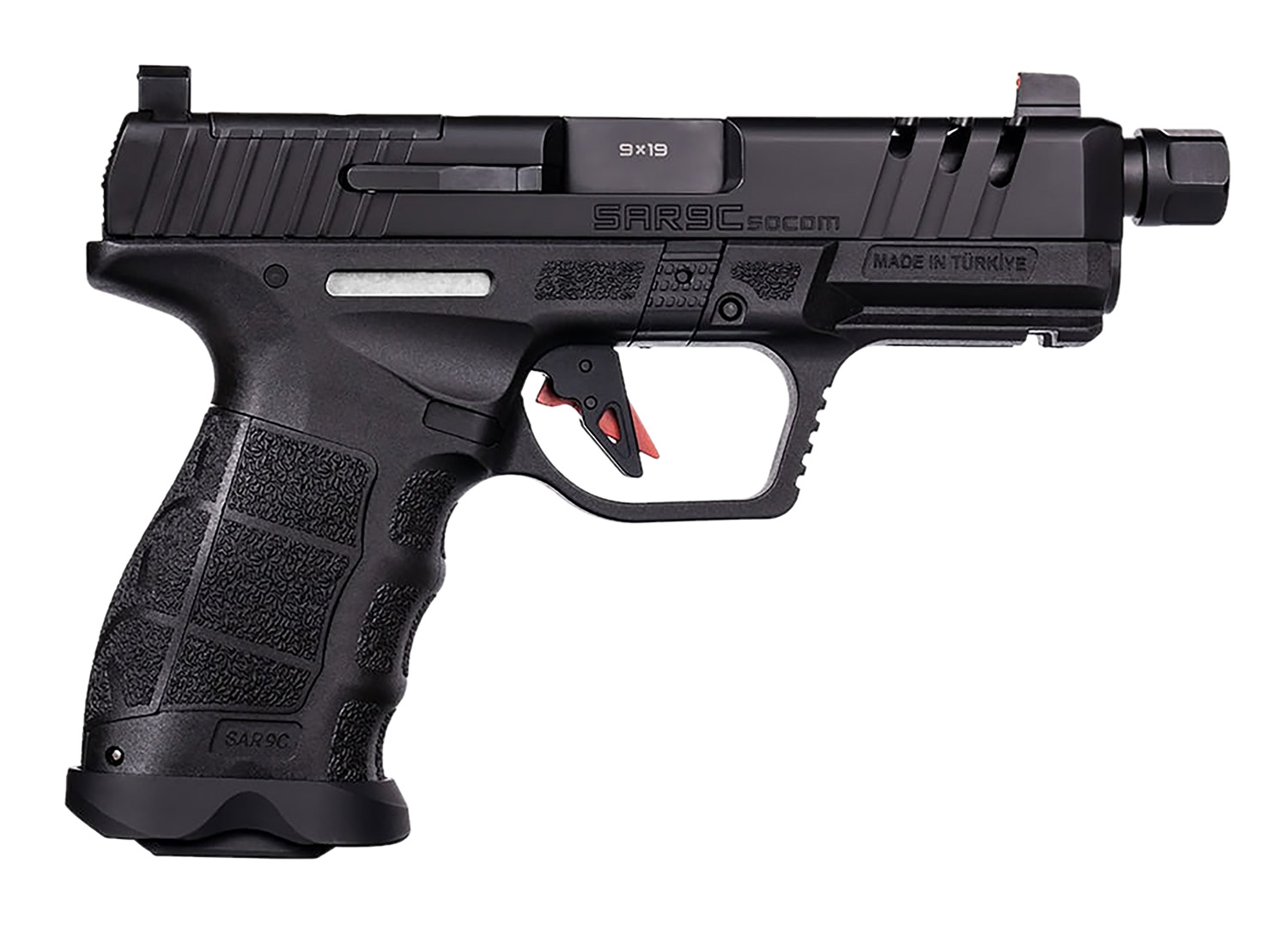 SAR FIREARMS SAR9 SOCOM CPT 9MM BLK 4.5" TB