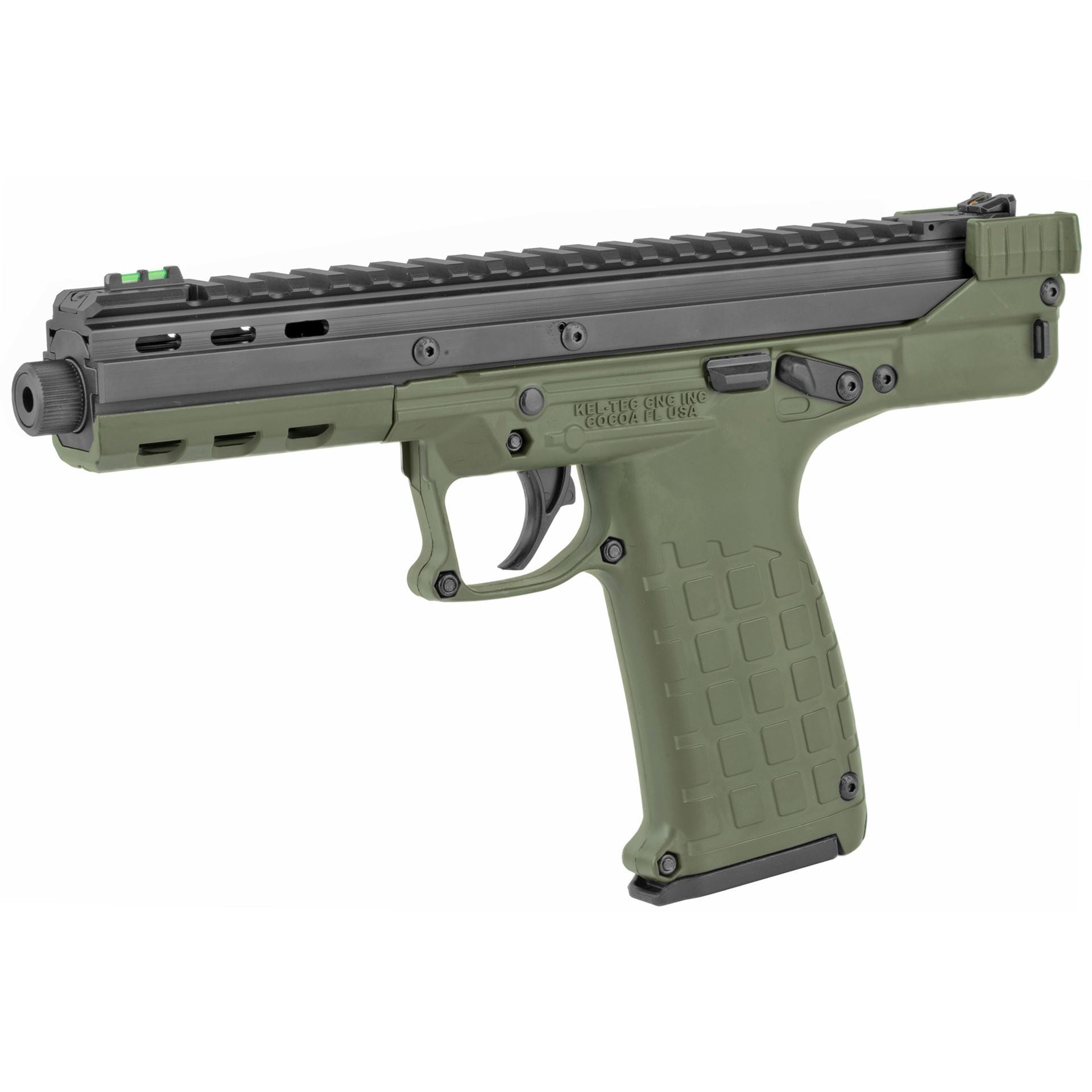 KelTec CP33 Pistol 22LR 33 RD Threaded Barrel Green Finish - Image 3
