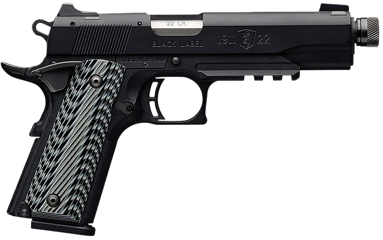 BROWNING 1911-22 A1 BK LBL 22LR 4.3" TB