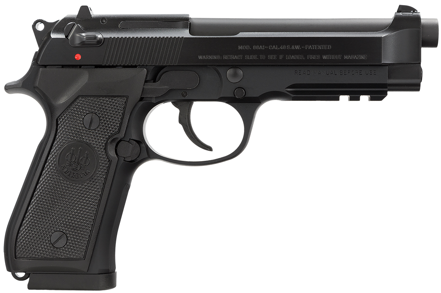 BERETTA 96A1 40S&W 10+1 4.9" PIC RAIL