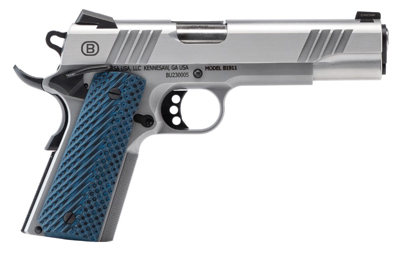 BERSA 1911 45ACP 5" SS 8+1 NS