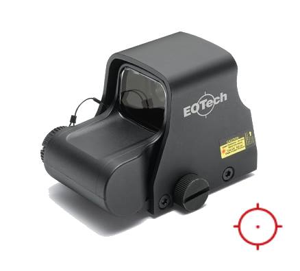 EO TECH XPS3 (2)1MOA CR123 NT VIS BLK