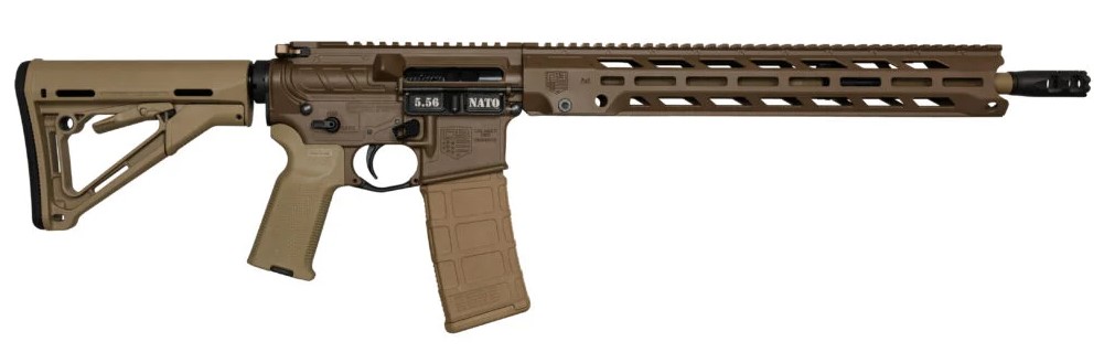 DIAMONDBACK FIREARMS DB15O 5.56MM BROWN 16" M-LOK