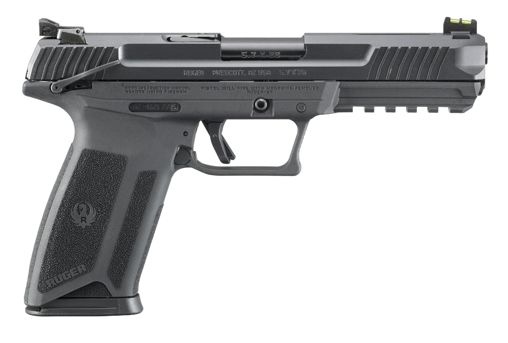 RUGER-57 5.7X28 BLK 5" 20+1 AS