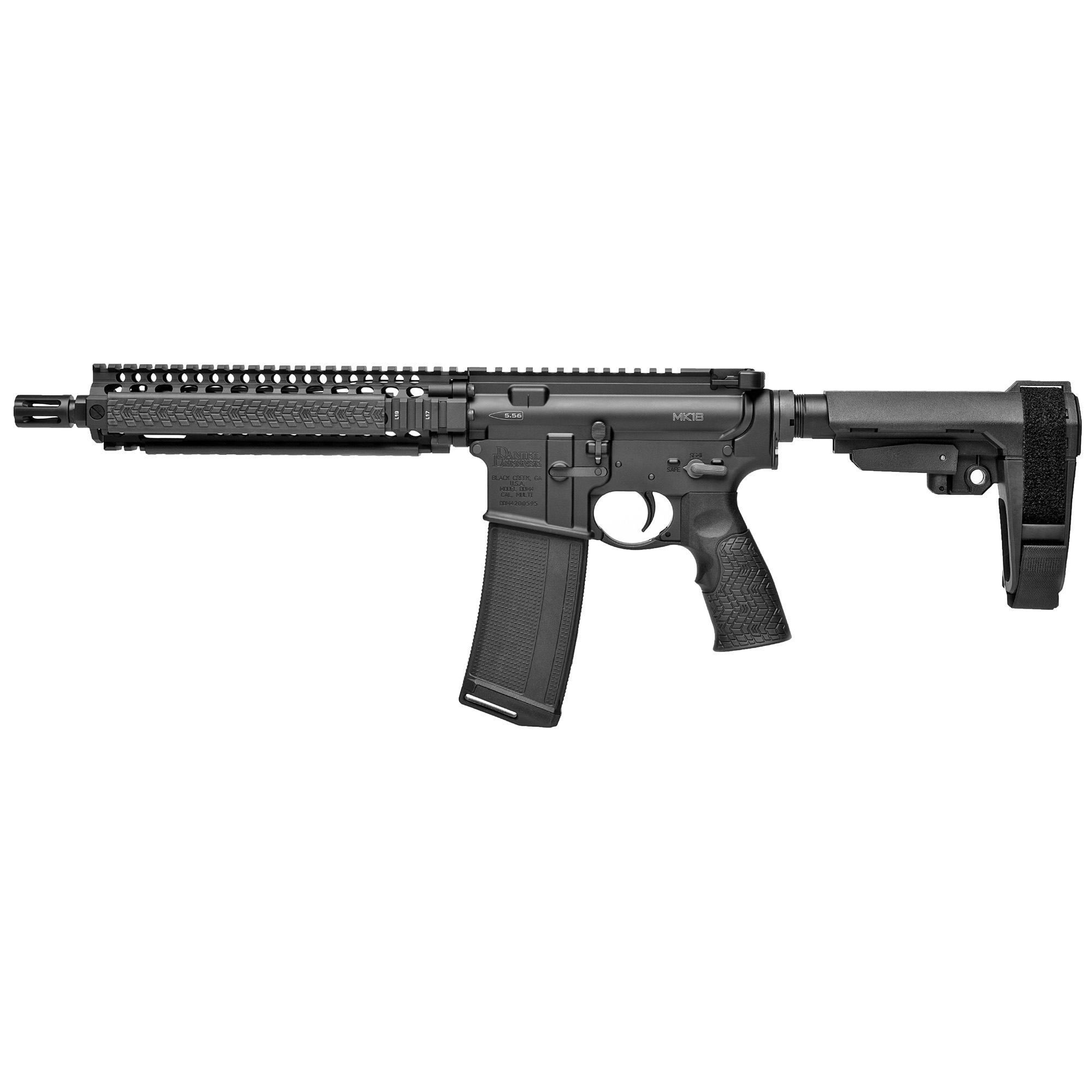 DANIEL DEFENSE DDM4 MK18 PIST 5.56 10.3" BLK
