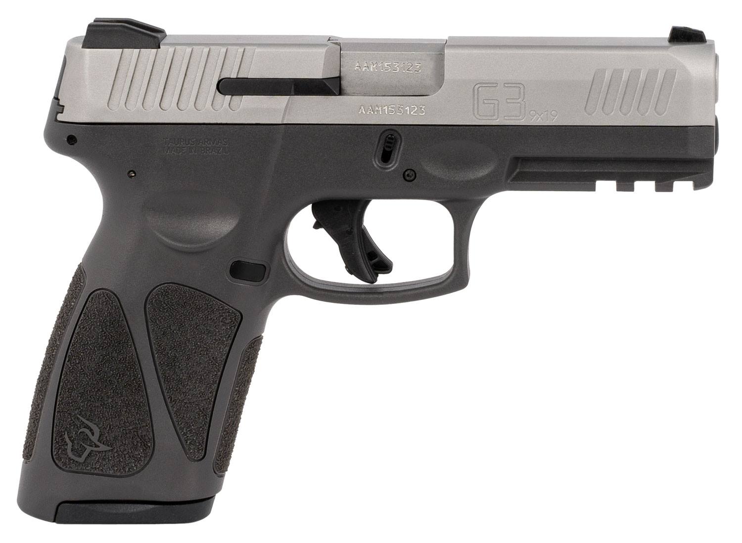 TAURUS G3 9MM SS/GRAY 4" 15+1 #